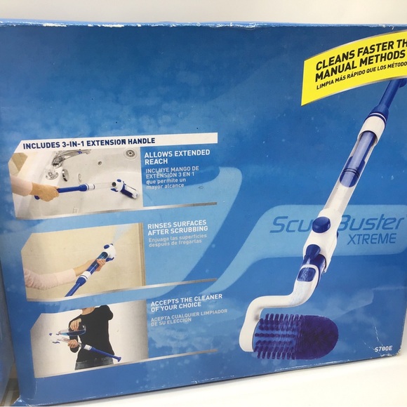 Black & Decker Home Scum buster Xtreme Cordless Power Scrubber S700E  NEW - Picture 4 of 10